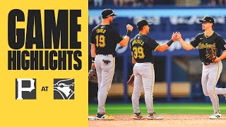 Bryan Reynolds Hits 440-Foot HR in Win | Pirates vs. Blue Jays Highlights (6/1/24)