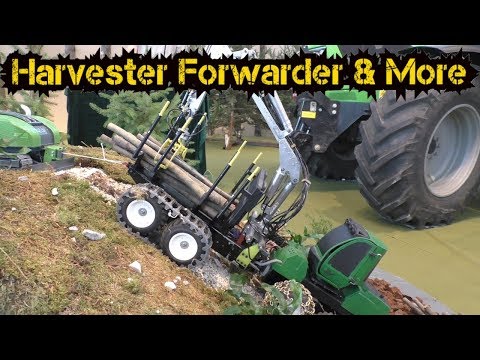 RC John Deere Forwarder & T-WINCH