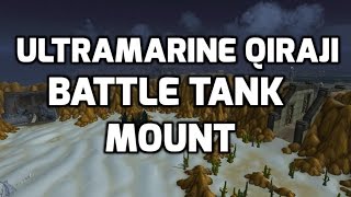 WoW - Scepter of Azj'aqir - Ultramarine Qiraji Battle Tank Rare Mount!!