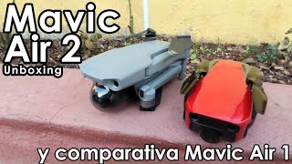 Mavic Air 2 Unboxing y Comparativa Rapida con Mavic Air 1