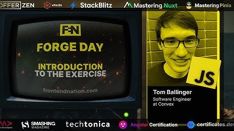 Frontend Nation Forge 2024: Extending Reactivity to the Server with Convex with Tom Ballinger (Pt 1)