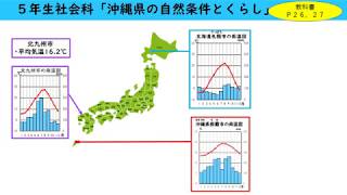 小５社会 沖縄県の自然条件とくらし Youtube