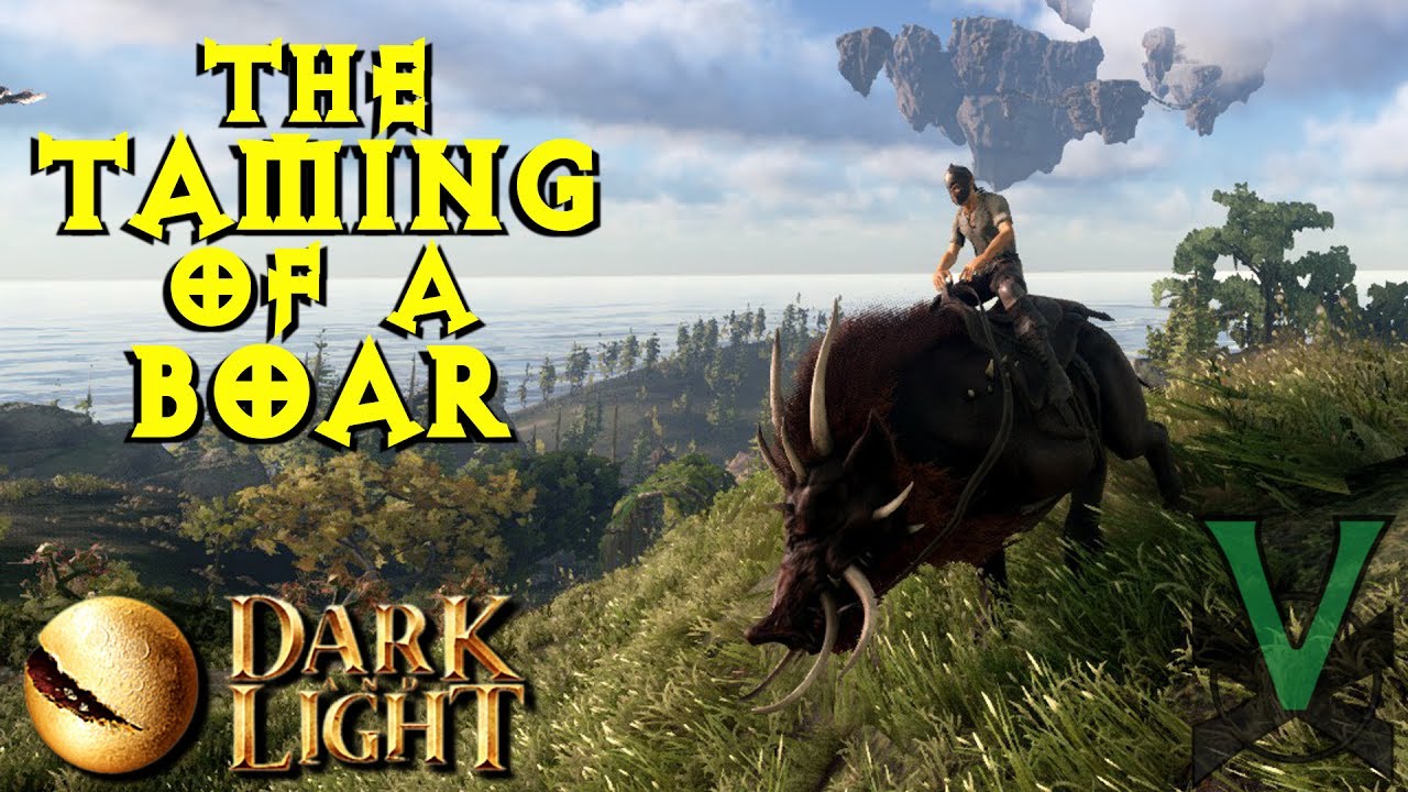dark and light taming boar dark and light taming boar