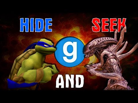Видео: Garry's mod | Hide and Seek #4 [Монтаж] Смешные моменты - ЧЕРЕПАШКИ VS ЧУЖИЕ
