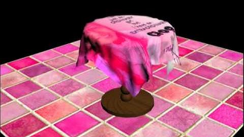 table cloth animation