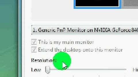 How To Change Video Resolution In Vista