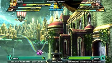 The Break Weekly #116 - MvC3 LF - MastaCJ VS [AG] Felax
