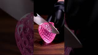 ASMR | Crystal Fruit Slicing | #asmr #fruit #slicing #sleep #relaxing