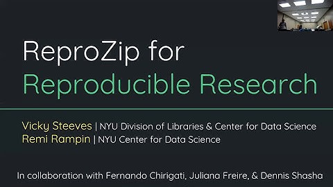 PresQT Workshop 1: ReproZip Breakout Intro by Vicky Steeves