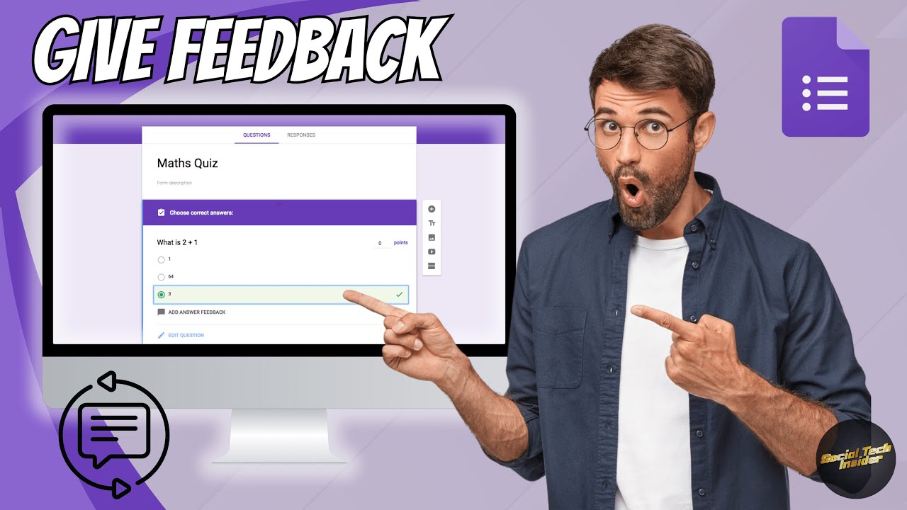 How to Give Feedback in Google Forms - YouTube