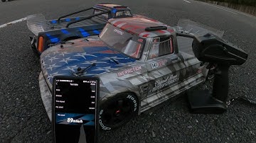 My Armma Infraction V2 1st Speed Test Run.  89mph PB On Same Batteries