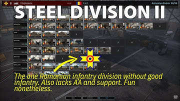 The one romanian div without good infantry. But still fun - Playing Every Division #27 5. Infanterie
