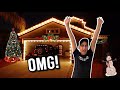 Putting Up CHRISTMAS LIGHTS Vlog!