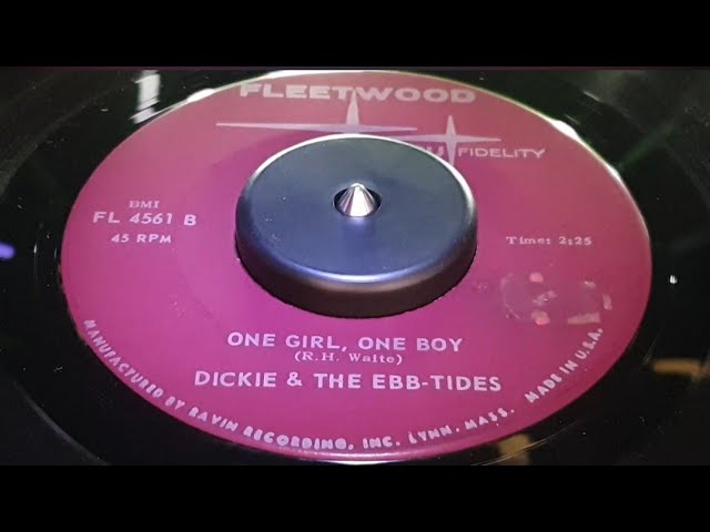 DICKIE u0026 THE EBB-TIDES - ONE GIRL,ONE BOY (1966) class=