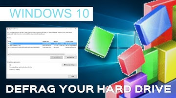 How To Use Disk Defragment Tool In Windows 10