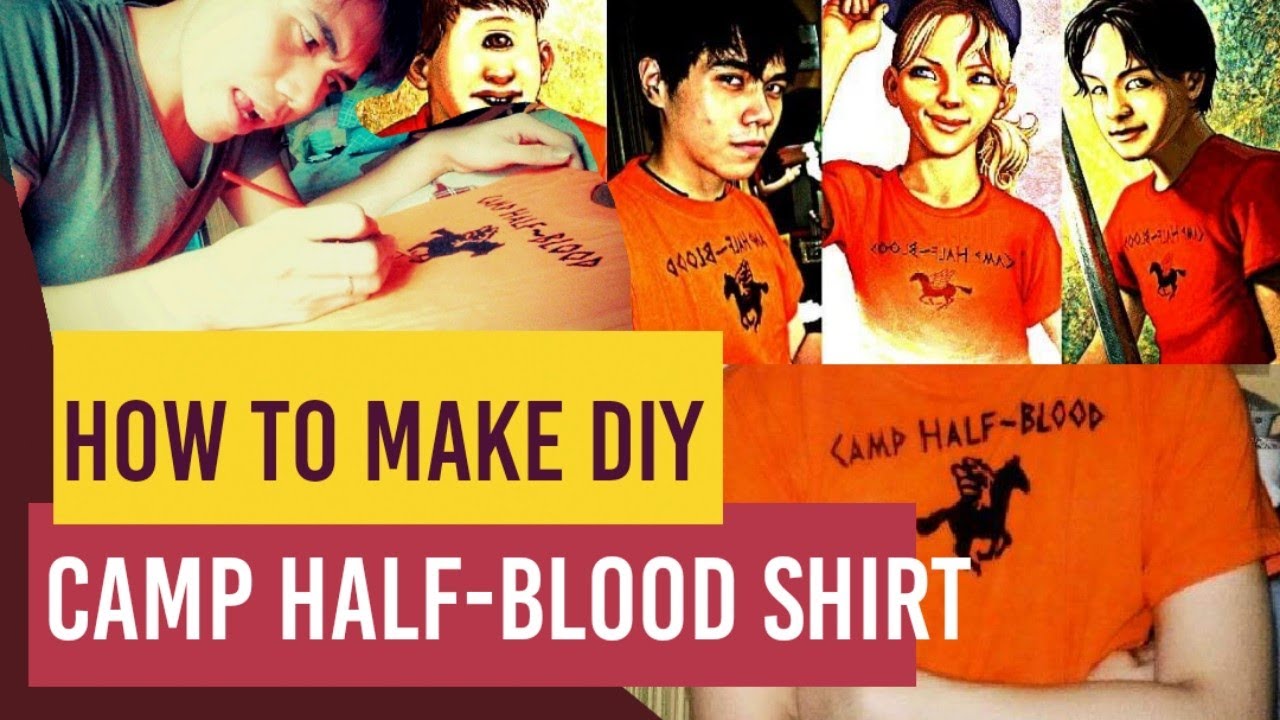 DIY Camp Half Blood T Shirt  Camp half blood shirt, Camp half