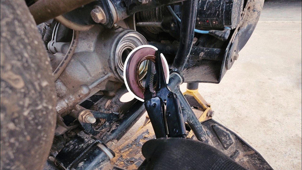 How To Replace an Axle Seal on Your ATV - YouTube