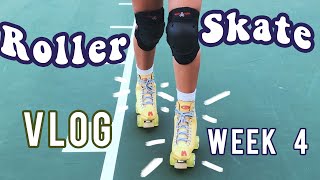 Learning To Roller Skate! | Moxi Beach Bunny! Week 4 Vlog