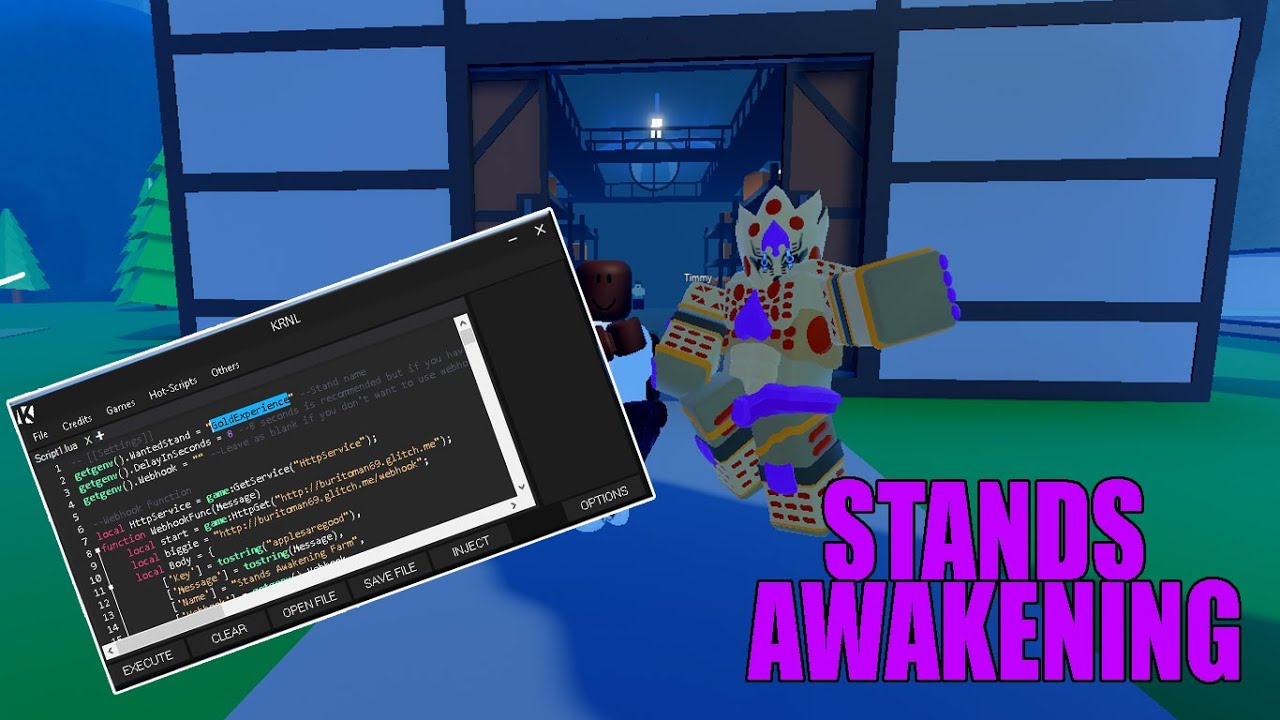 ROBLOX Stands Awakening SCRIPT AUTOFARM, VERY OP!! (PC and Mobile!) 