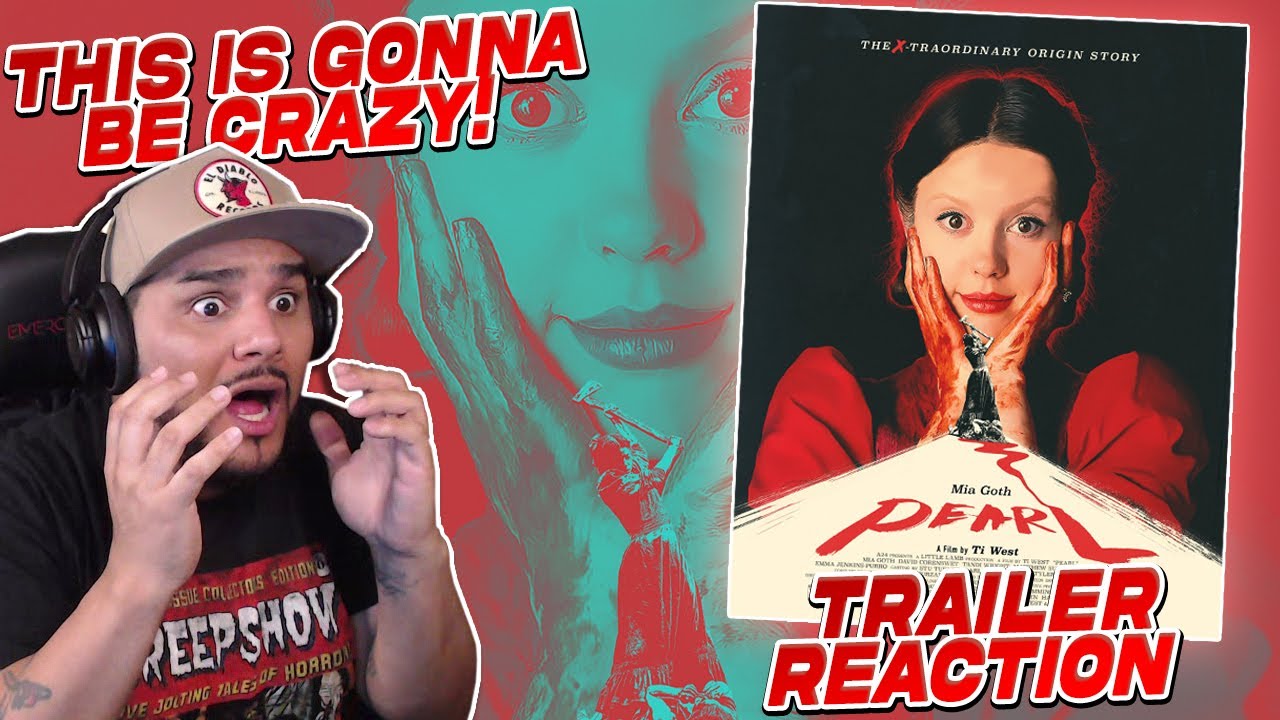 *I'M A MIA GOTH STAN NOW* Pearl (2022) TRAILER REACTION & THOUGHTS *Prequel to "X" Horror