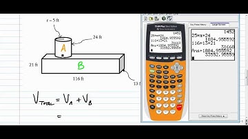 Volume of Composite Solids Part 1 of 5