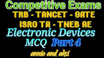 TRB Polytechnic lecturer exam preparation|ECE|TANCET|TNEB AE|GATE|ESE|PSU|ISRO TA|EDC|numericals MCQ