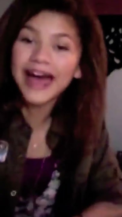 Zendaya first YouTube video Zendaya #zendaya#youtubeshorts#shorts#