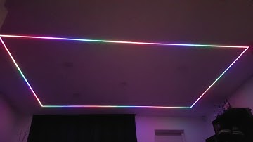 1,887 APA102 leds controlled with a ESP32 with FastLED