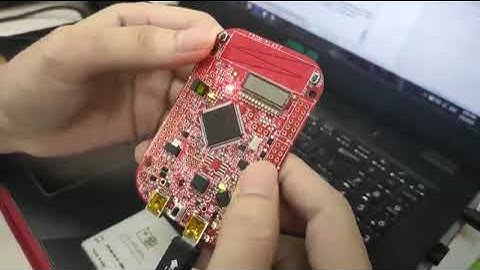 FRDM KL46Z nháy led bằng nút bấm