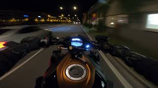 Sweden at night | Kawasaki z1000 Akrapovic + Full Speed [4K] by Nobody Moto 217,017 views 2 years ago 5 minutes, 52 seconds