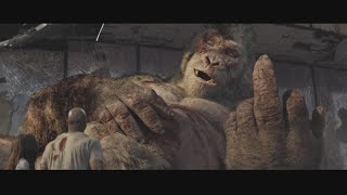 George Pretends To Be Dead Scene (End Of Movie) (HD) Rampage (2018)