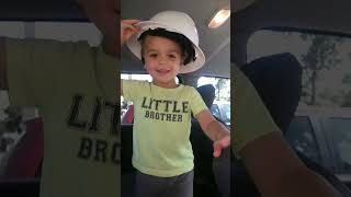 Little Brandon and his hard hat #shorts #kids