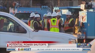 Extreme heat could prompt power shutoffs: PG&E