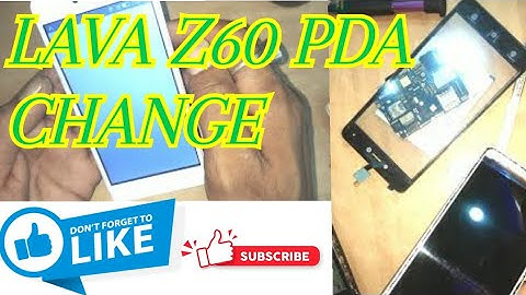 Lava Z60e PDA Replacement Screen Touch Not Working Problem Solve @MicroTechnology1