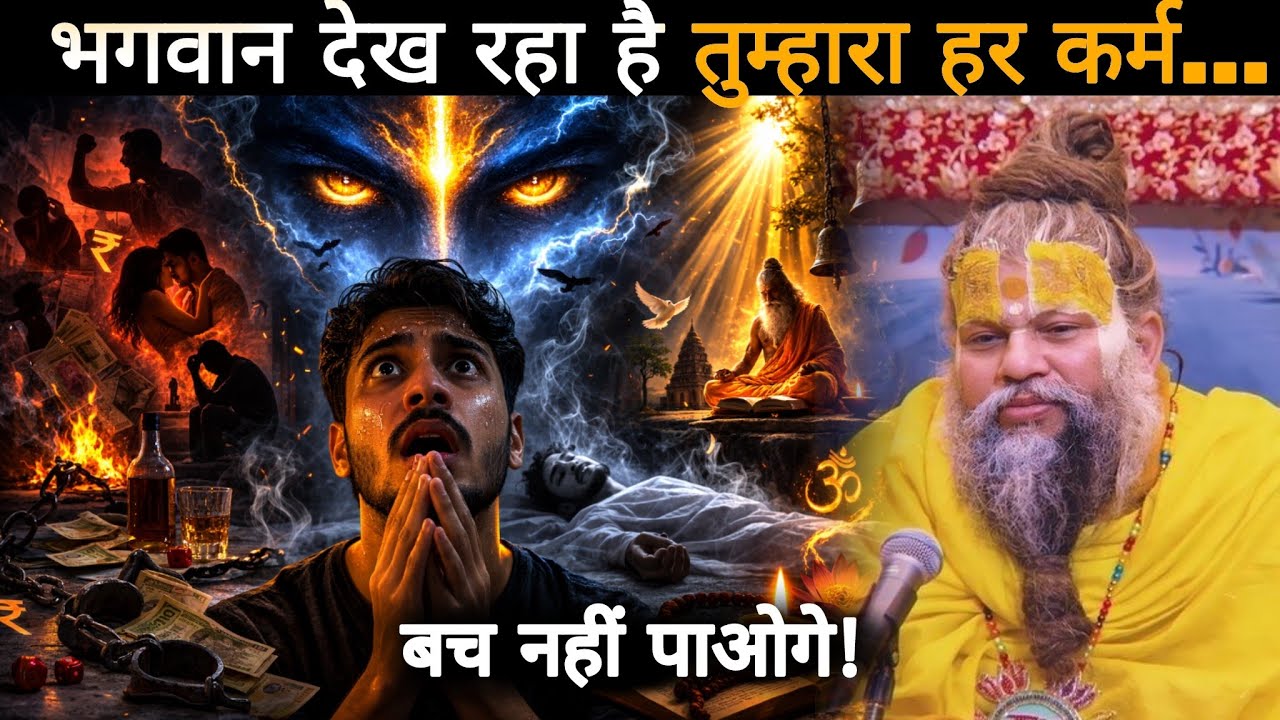 भगवान देख रहा है तुम्हारा हर कर्म… बच नहीं पाओगे! Shri hit premanand ji maharaj।