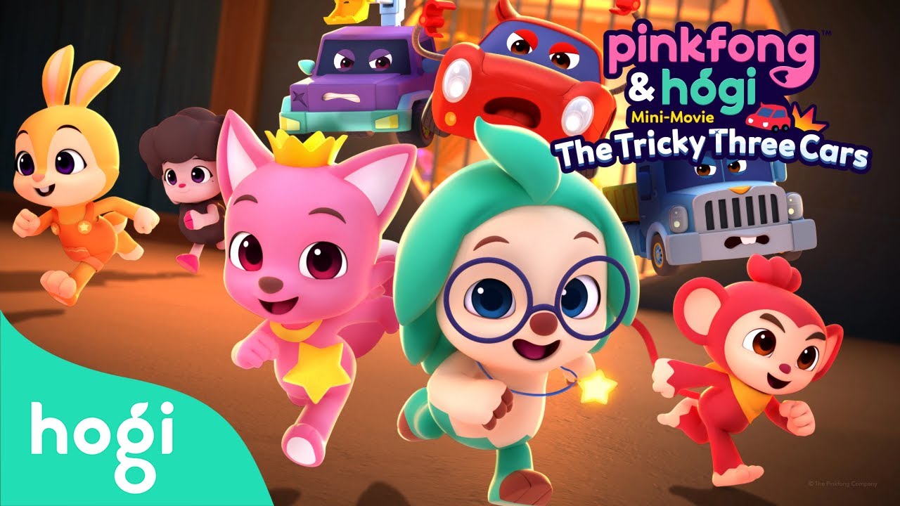 [FULL] Pinkfong & Hogi Mini-Movie : The Tricky Three Cars｜Full Movie｜Cartoon for Kids｜Hogi Pinkfong