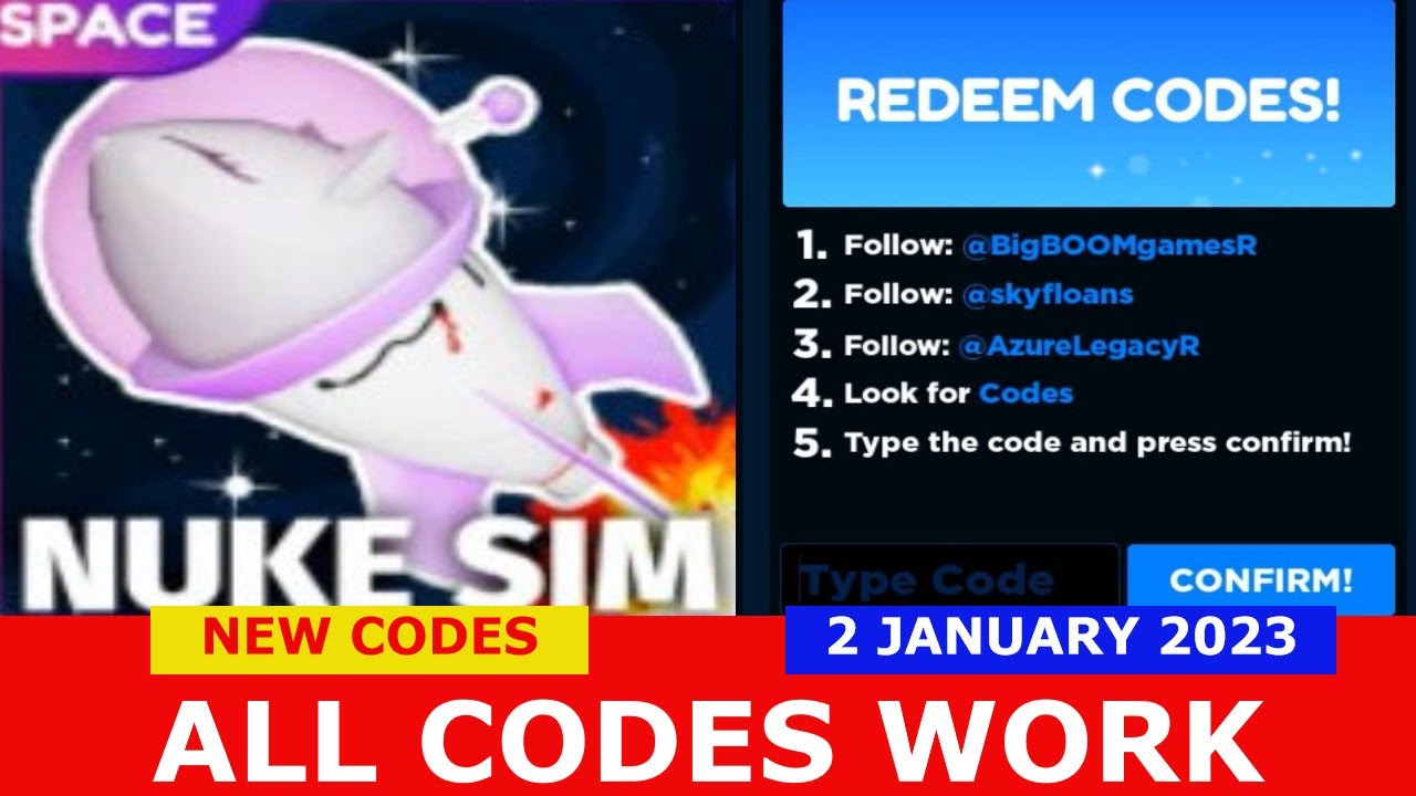 new-codes-space-nuke-simulator-roblox-january-2-2023-youtube