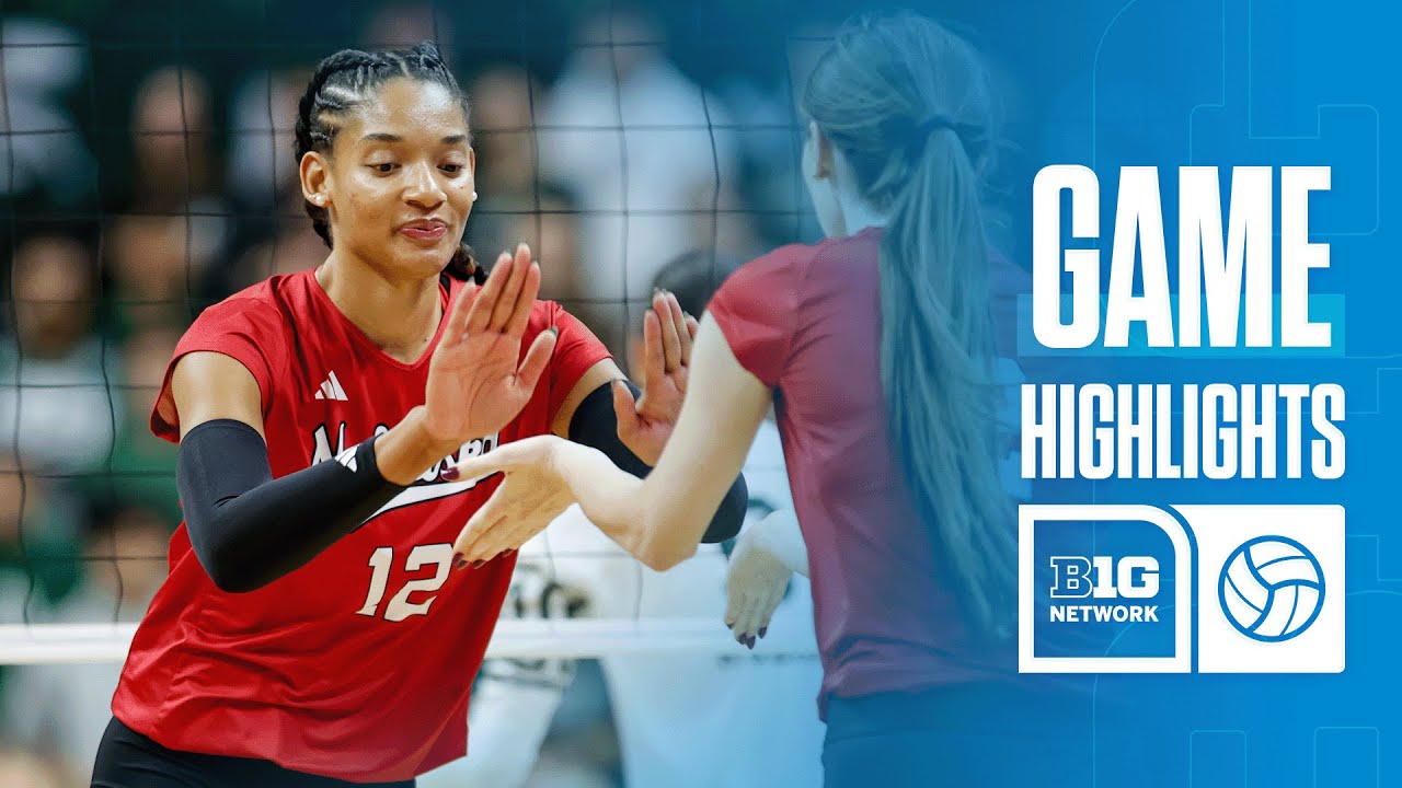 Oregon at Nebraska | Highlights | Big Ten Volleyball | 11/02/2025