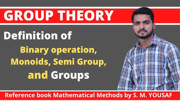 Lecture 1 | Binary operation and group | Group theory by S.M Yousuf