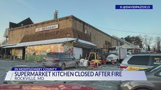 Fire ignites at Megamart in Rockville