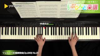 ツェルニー30番練習曲(Op.849) No.20 / Carl Czerny : ピアノ（教則・音楽理論） / 初～中級