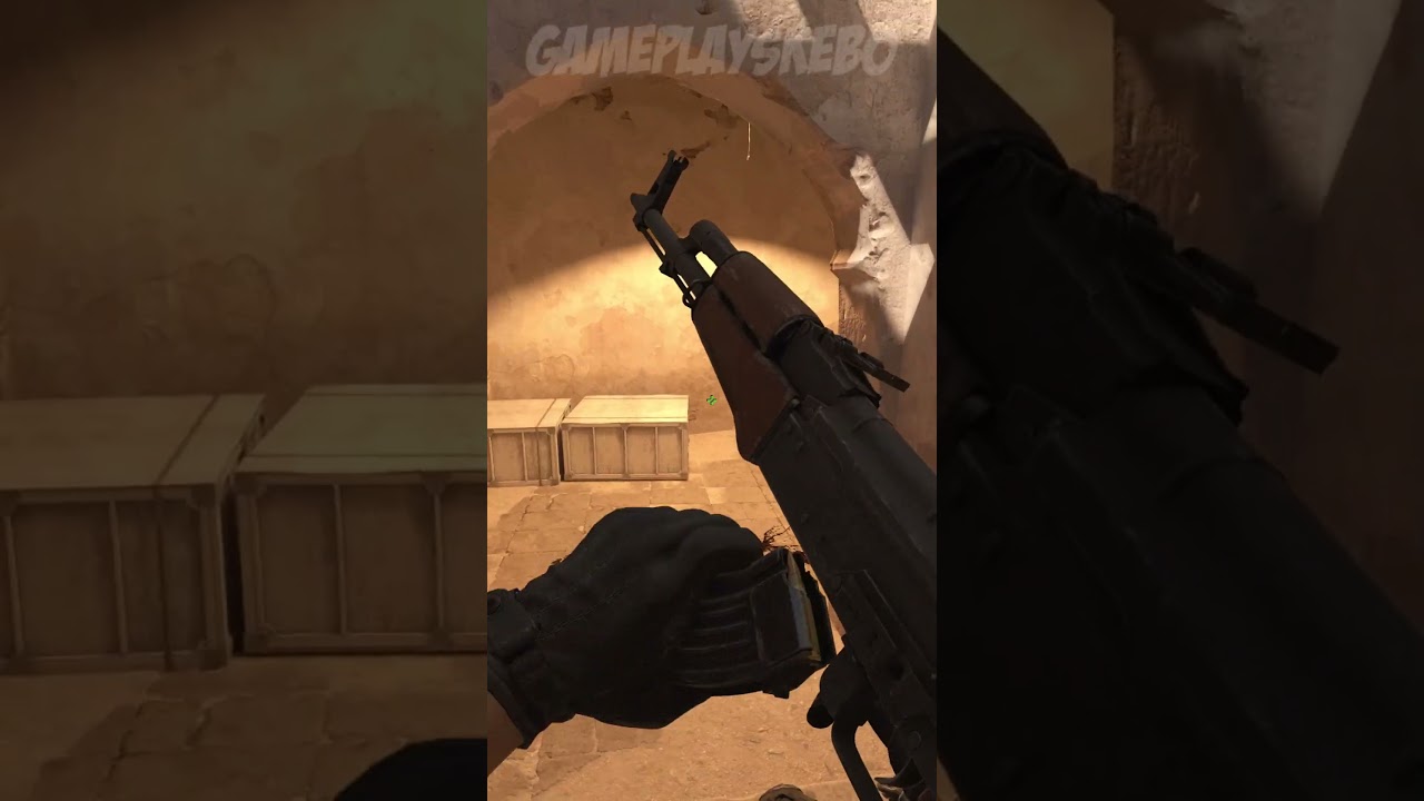 Clutch on Dust 2 with the AK-47 