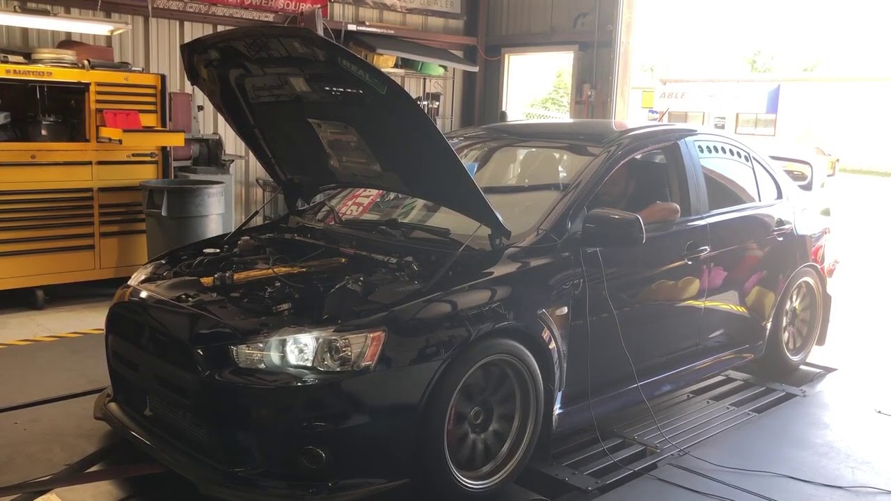 Evo X Dyno 550AWHP GTX3076R (Stock Motor)