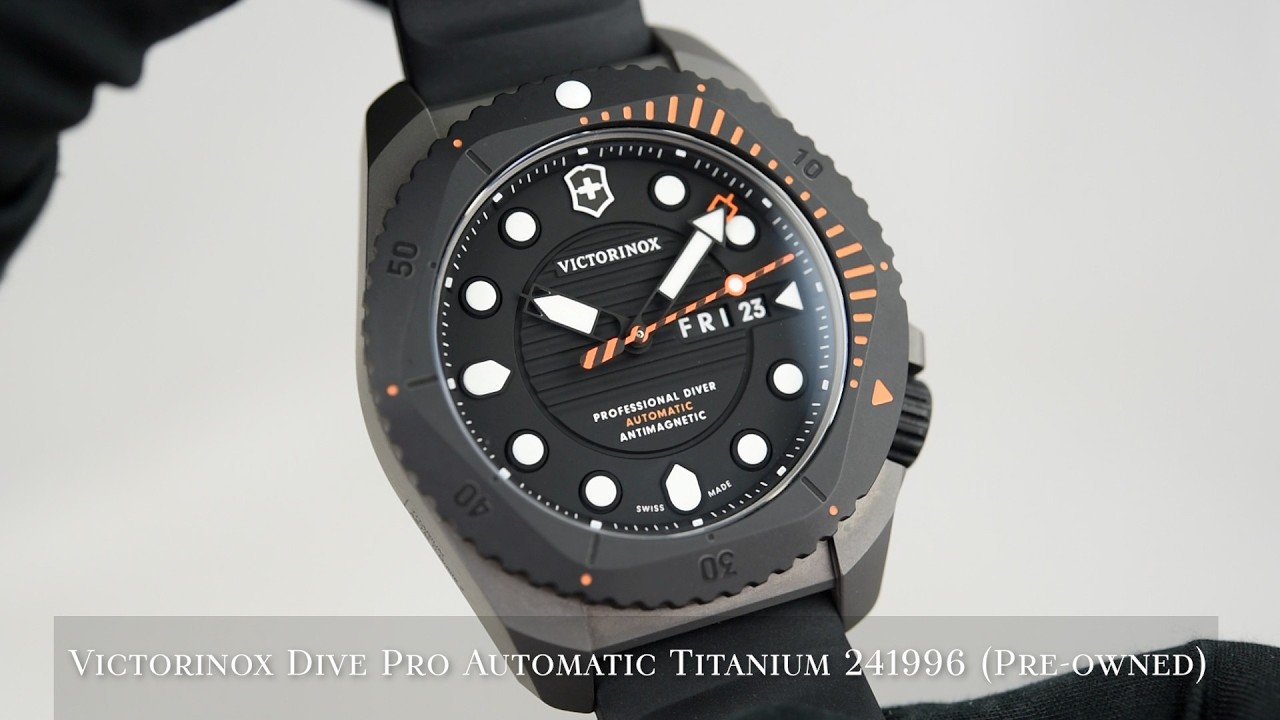 Victorinox Dive Pro Automatic Titanium 241996 (Pre-owned) - YouTube