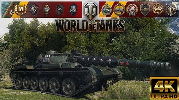 Object 140 - Mountain Pass map - 9 kills - 8,2k damage 1vs9 Kolobanov World of Tanks replay 4K