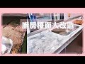 ENG)廚房Epoxy大理石紋檯面DIY大改造 | Kitchen Makeover | Sannie