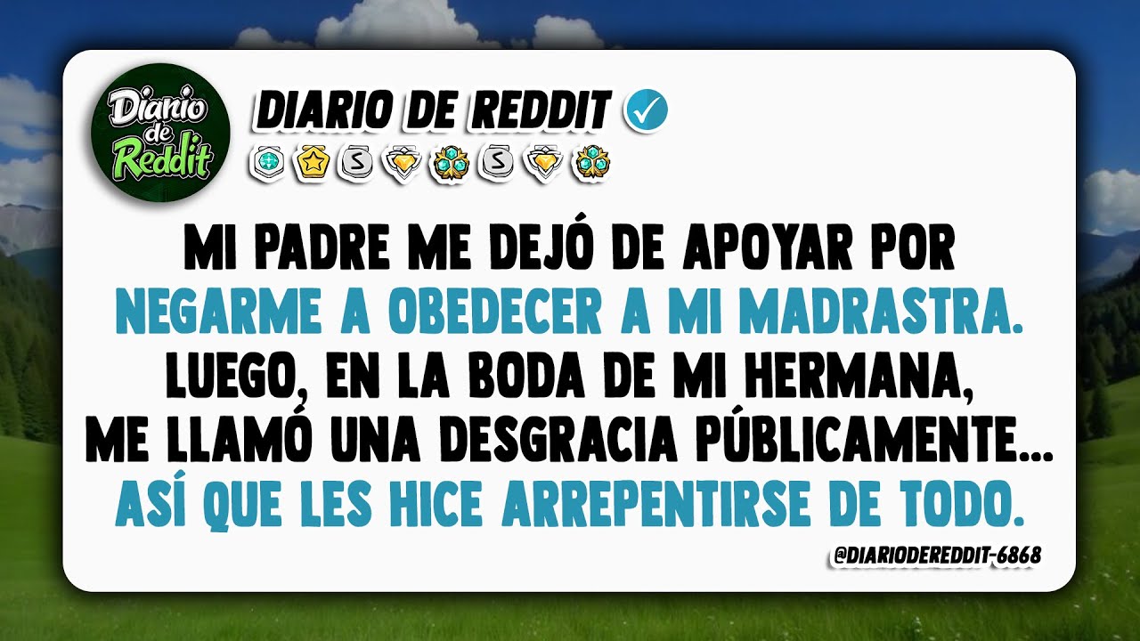 Mi padre me dejó de apoyar por negarme a obedecer a mi madrastra. Luego, en la boda de mi hermana...