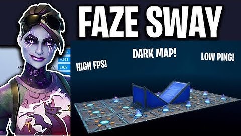 *NEW* How To Make THE BEST 1v1 MAP/ARENA (FAZE SWAYS) IN CREATIVE MODE! (EASY METHOD) BLACK/DARK MAP
