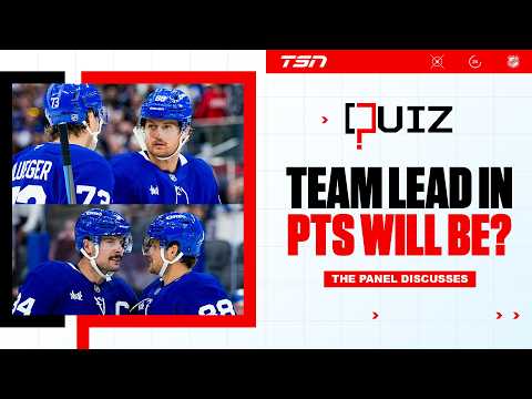 The Quiz: Who will lead the Leafs in points this season?