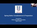 Seasonal Safety Webinar: Spring